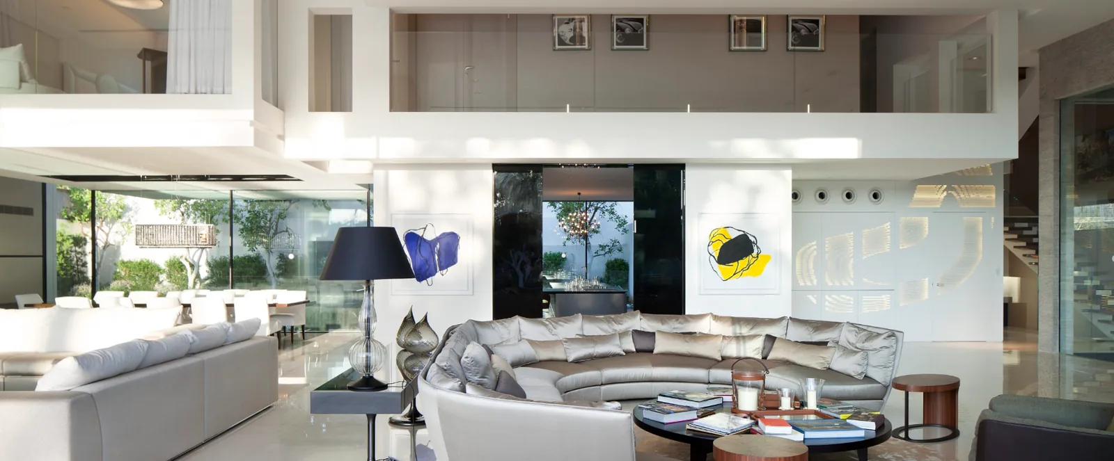 Open-Plan Living & Gallery — Gallery & Cove Lighting — Palm & Current electrical project